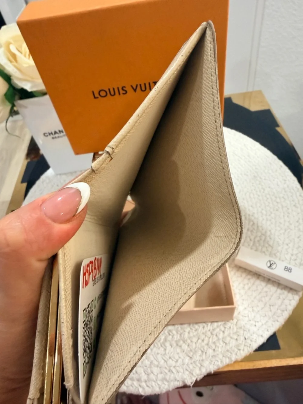 LV Damier Azur Port Feuille Vienoise French Purse Wallet, Dusty, Box,  Apogée - Picture 6 of 17